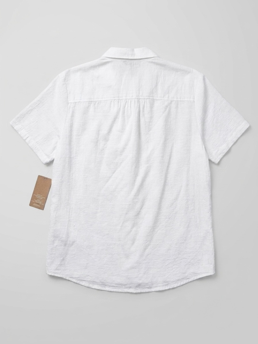 NWT White Stag Womens XL Short Sleeve Camp Shirt Button Down Arctic White Rayon - Picture 2 of 6